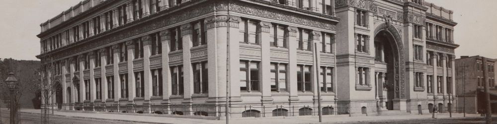 Photograph of the Drexel Institute Main Building, 1890-1939
