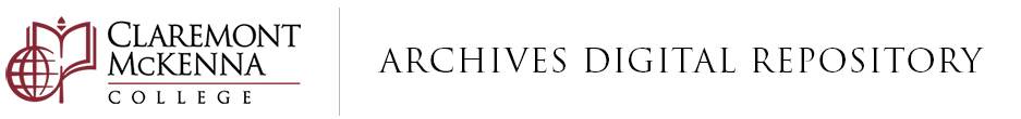 Claremont McKenna College Archives Digital Repository