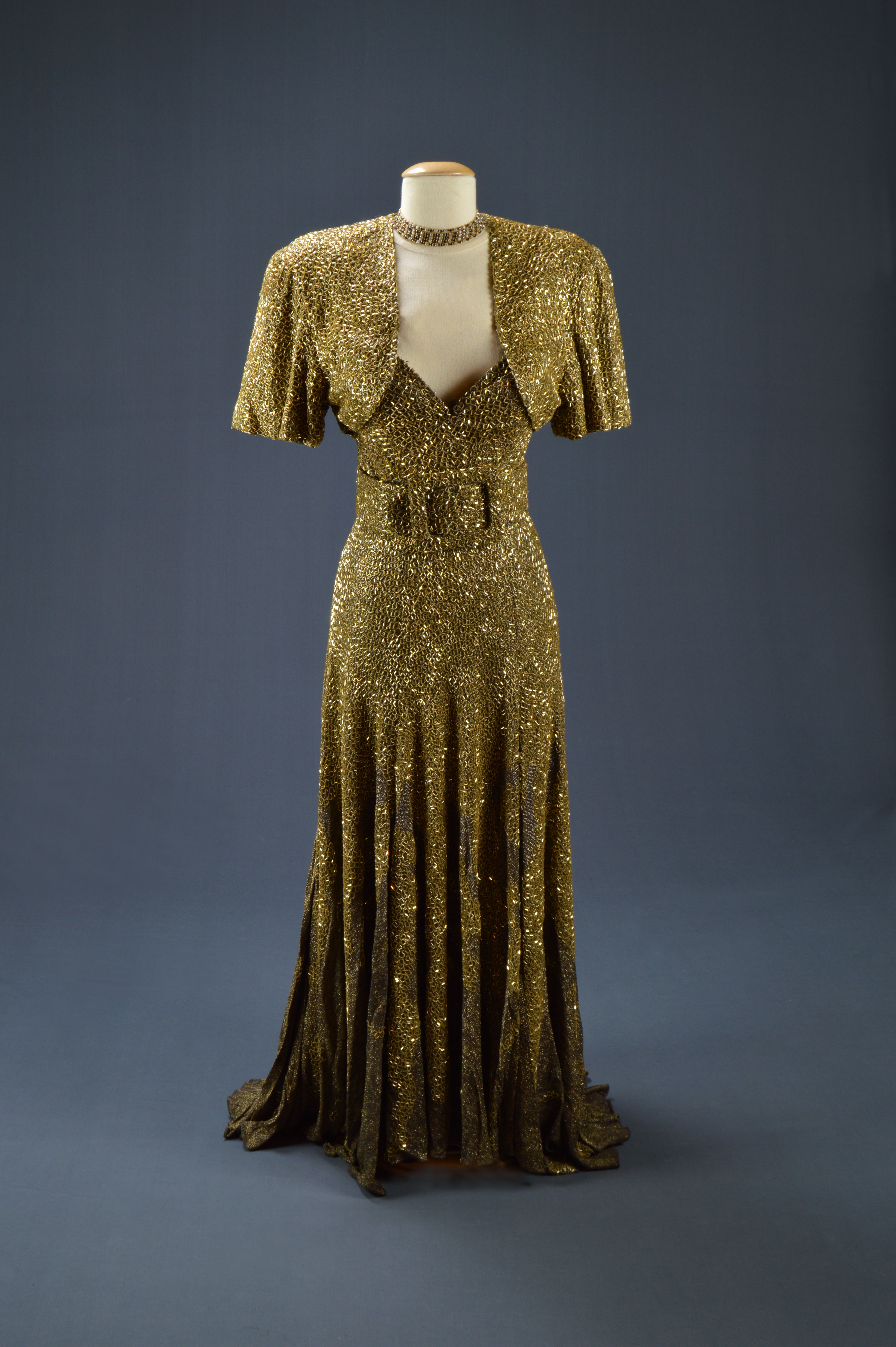 goldie hawn gold dress overboard Goldie Hawn as Joanna Stayton/ Annie in 'Overboard' Designed by Wayne Finkleman Film Costume Collection