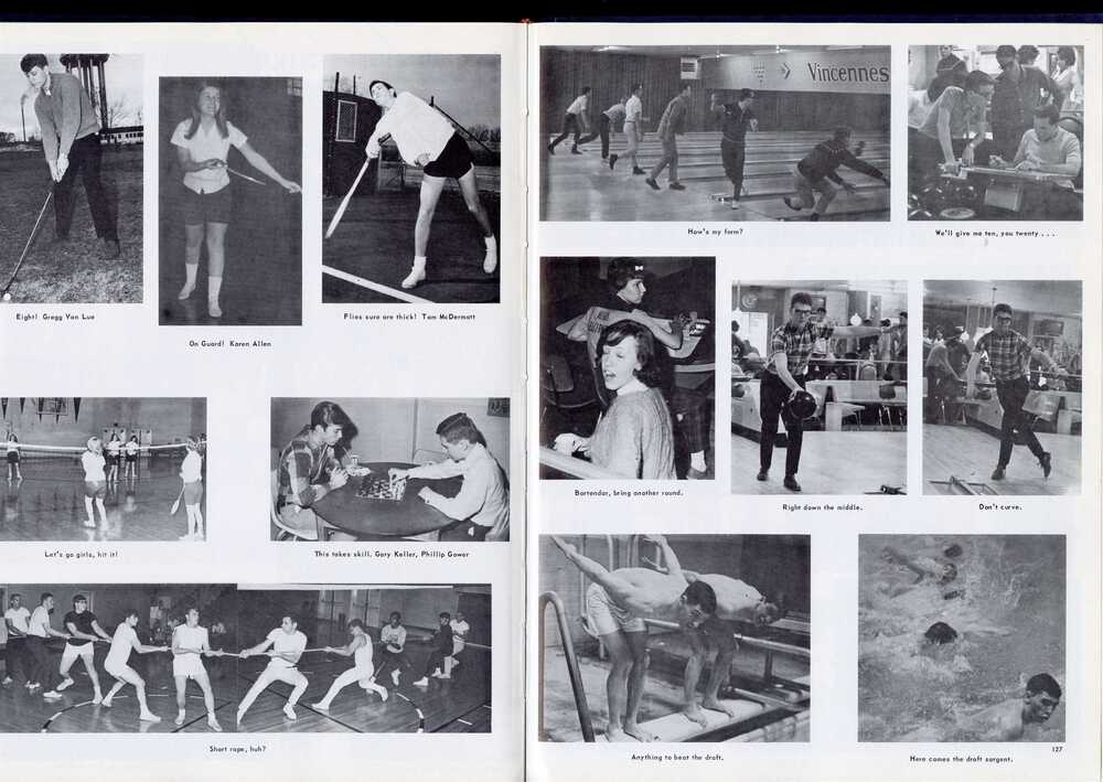 1966 Yearbook, Athletics.