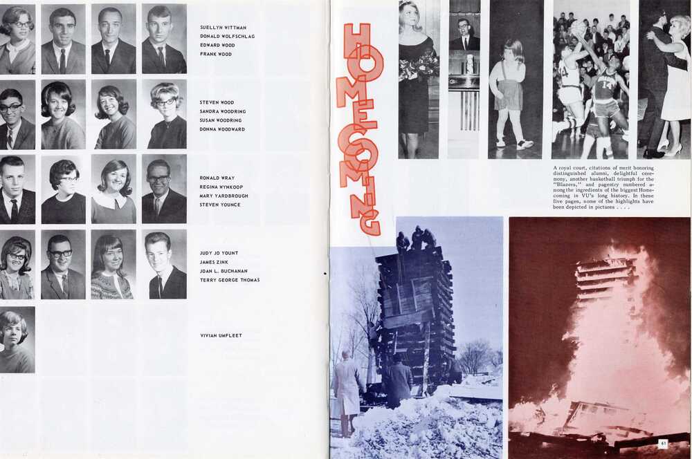 1966 Yearbook, Freshmen, Activities.