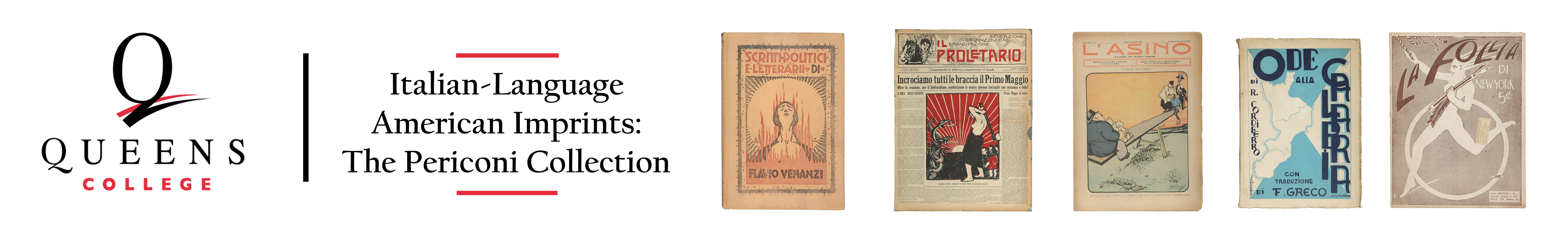 Italian-Language American Imprints: The Periconi Collection